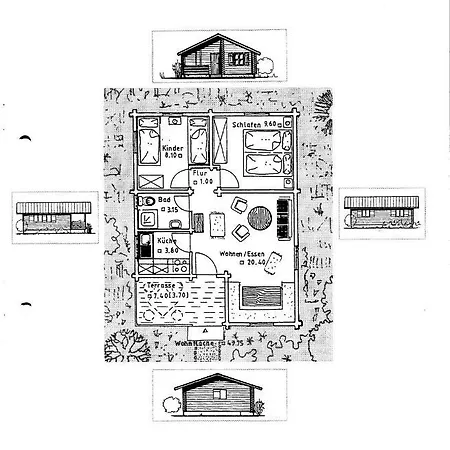 Blockhaus Bayerischer Wald 2 Casa de Férias *