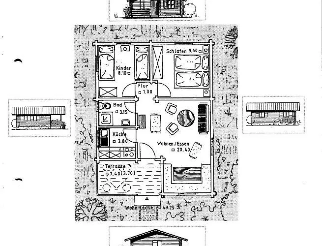 Blockhaus Bayerischer Wald Prázdninový dům *